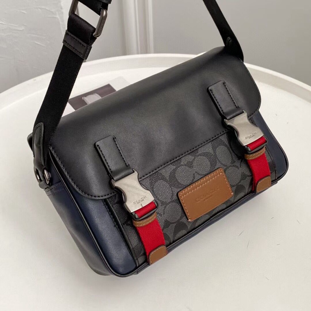 Coach track crossbody in Colorbox Signature canvas C3747 C4141 C4021 C2725 C2715 CE550 CE873