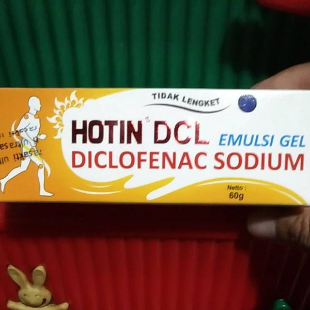 [READY] HOTIN DCL EMULSI GEL DICLOFENAC SODIUM 60GRAM