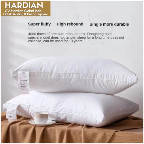 HARDIAN Bantal tidur bantal kepala bantal guling hotel bintang 5 dewasa premium king koil bulu angsa