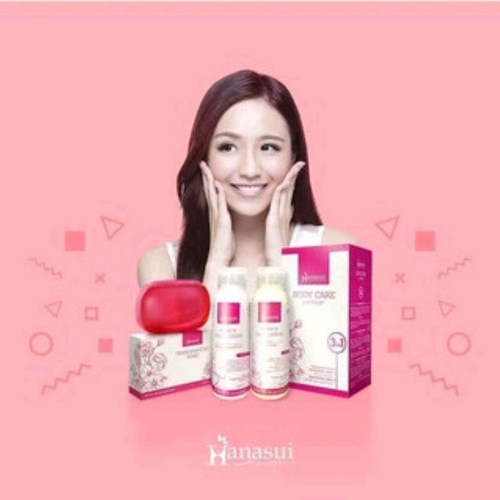 Hanasui Body Care 3in1 / Paket Lotion Hanasui Perawatan Kulit Original BPOM