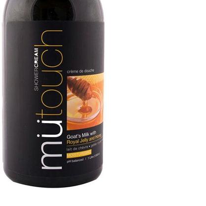 ➼ MuTouch Goat's Milk Shower Cream Royal Jelly and Honey 1000ml (Sabun Mandi) FREE Moist Diane Trial