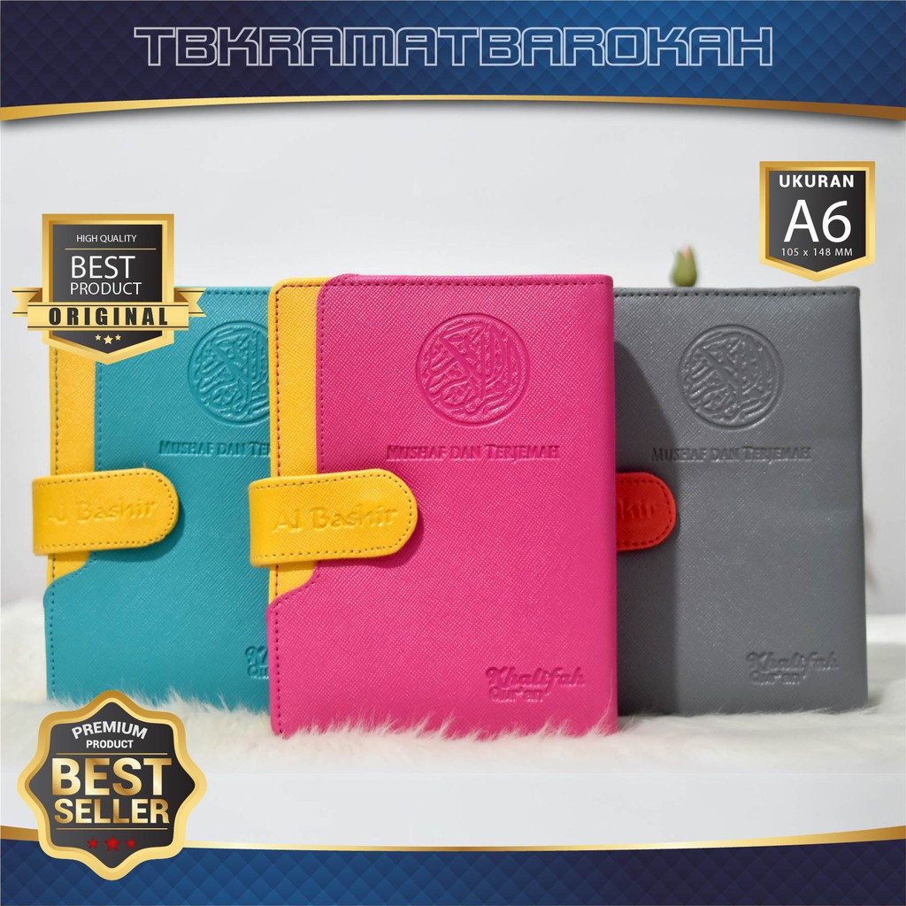 Alquran Kecil Ukuran A6 AlQuran Terjemahan Al Bashir Resleting Untuk Wanita Al Quran 30 Juz Lengkap
