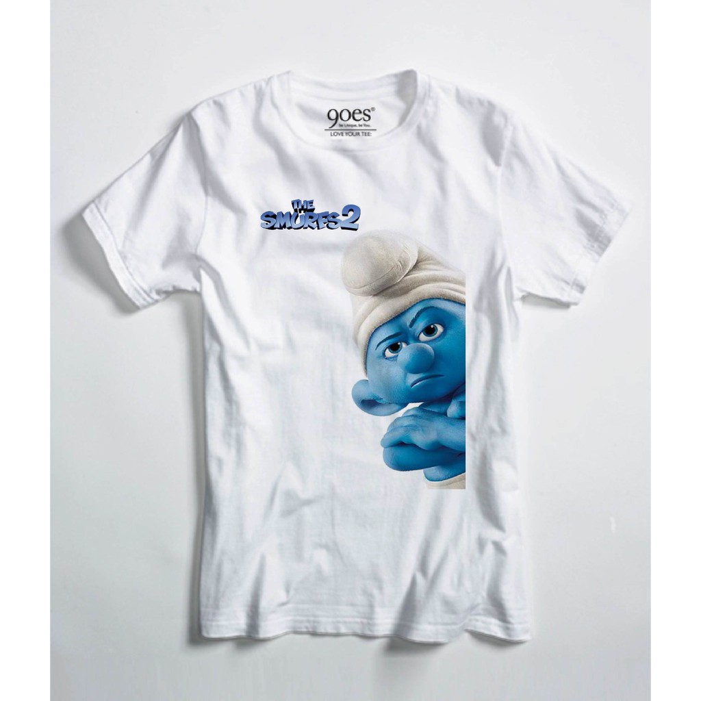 Kaos Anak CEWEK COWOK THE SMURF SMURFETTE Tshirt Bayi Lucu Premium - 07