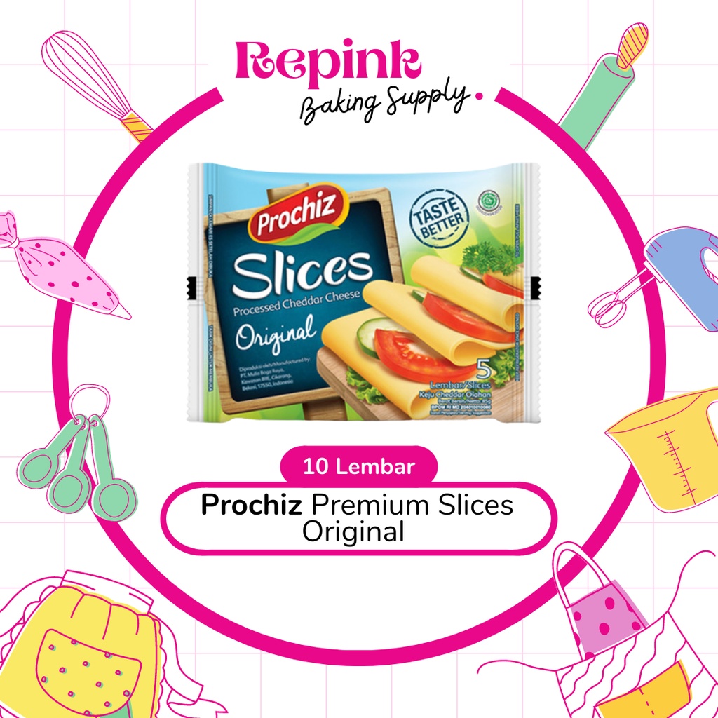 

Keju Prochiz Premium Slices Original 10 Lembar