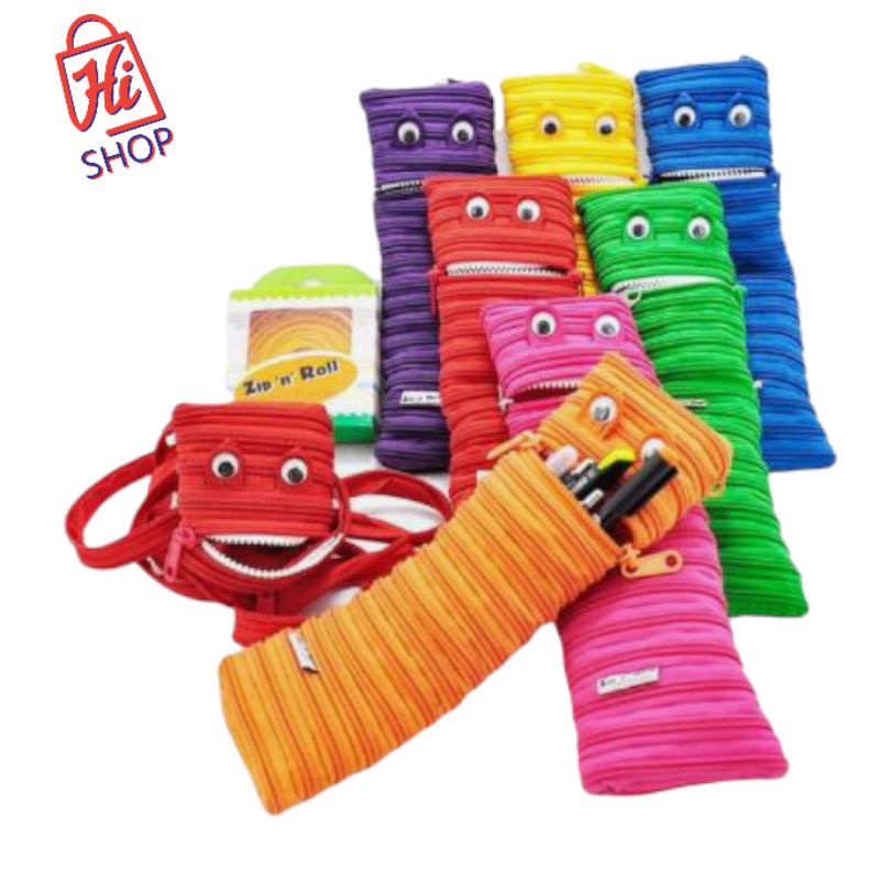 

ZIP N ROLL / Tempat pensil / Long Monster / SP002