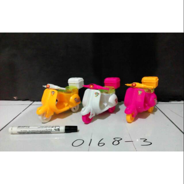 Mainan anak vespa mini/vespa tarik/vespa mini tarik/vespa