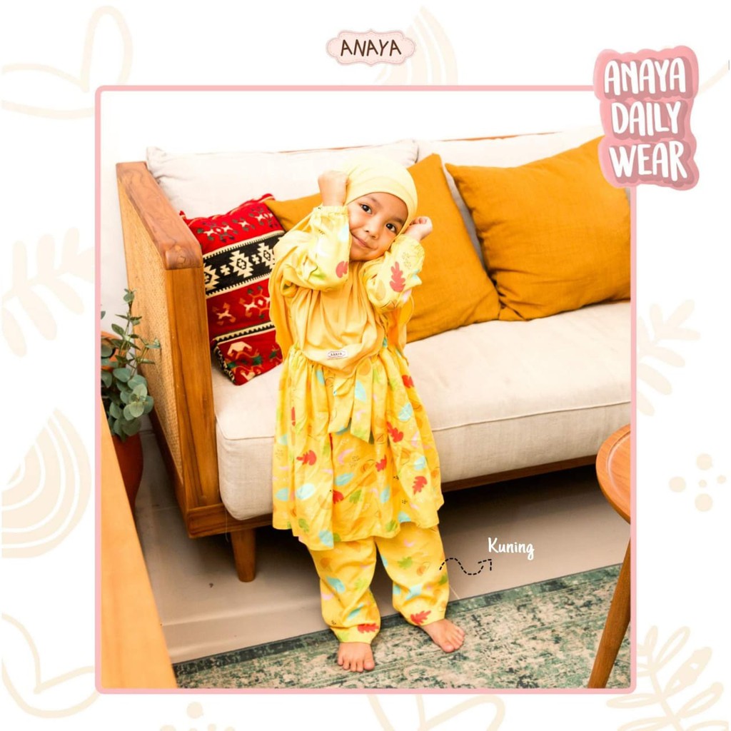 PIYAMA BABY DOLL ANAK SIZE M ANAYA HIJAB