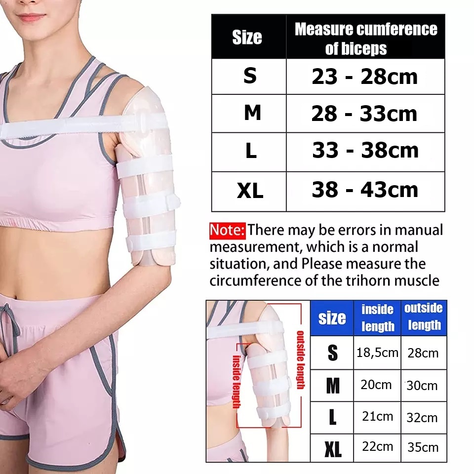 Humeral Fracture Brace Penyangga Patah Tulang Lengan Atas Humerus