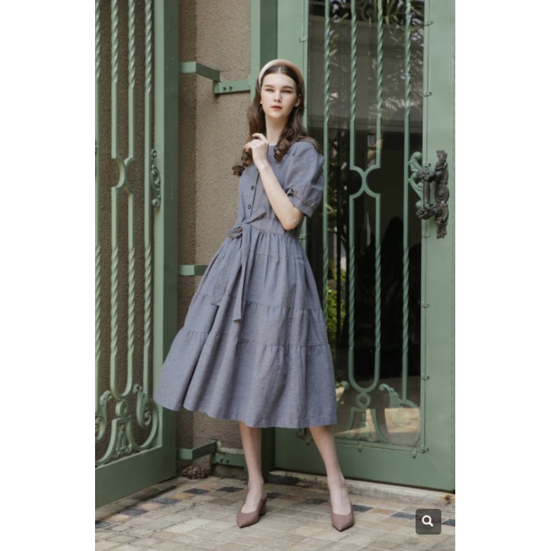 Maven Ophelia Dress in Earl Cobalt Blue (Harga Maven)