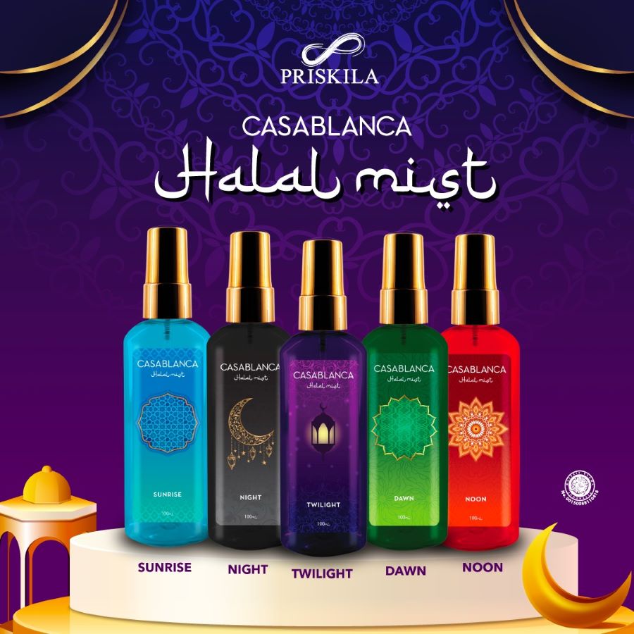 Casablanca Halal Mist 100 Ml (New Produk)