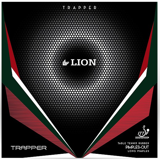 Karet Bat Tenis Meja Lion Trapper OX Bintik Panjang