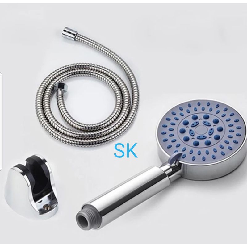 Termurah Hand Shower Mandi Set Lengkap Selang Shower &amp; Bracket - Shower Mandi Set Terlengkap