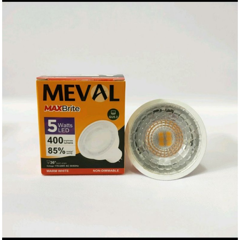 Meval Led sorot Maxbrite 5W MR-16 ( AM3-05 ) MR16 MR 16. Spot Led Model tusuk 220V