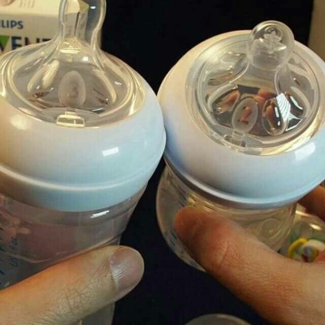 [0 1 2 3 4 Hole ]Philips Avent Mulut Kecil Alami Mengganti Susu-Bisphenol