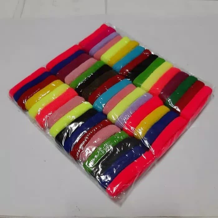 Ikat rambut anak anak isi 48 PCS wol
