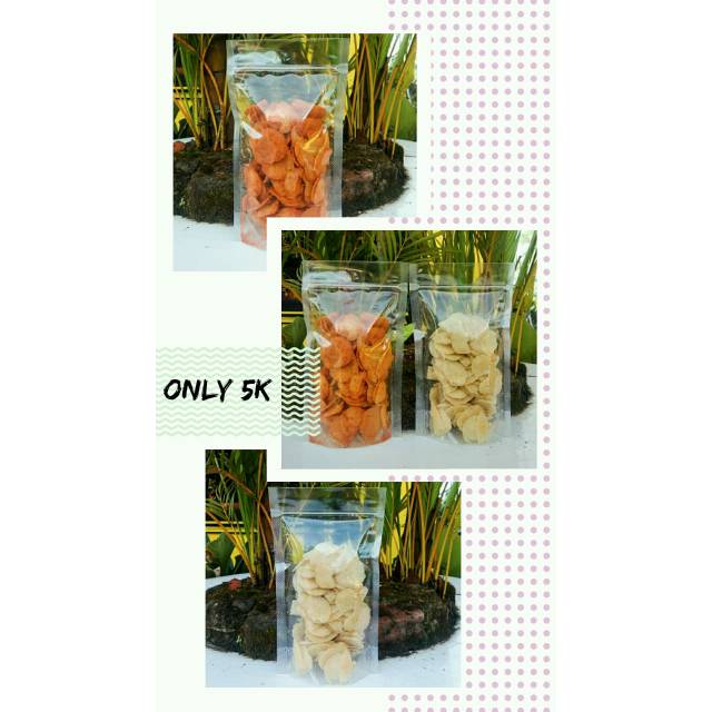 

KERIPIK MORING (cimol kering) kemasan besar 120gr