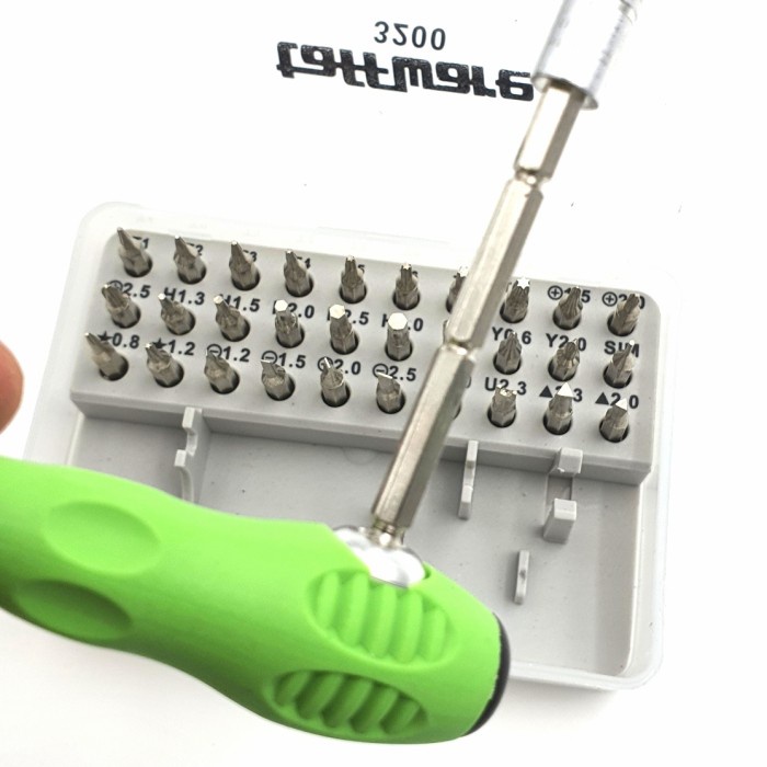 obeng kecil set 30 in 1 untuk smartphone android laptop kacamata pc