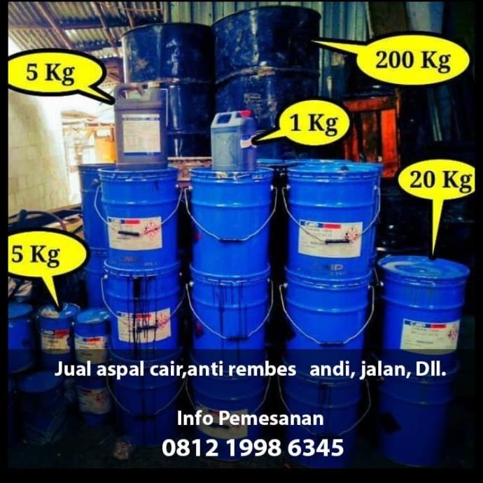 aspal cair dan padat anti rembes anti bocor
