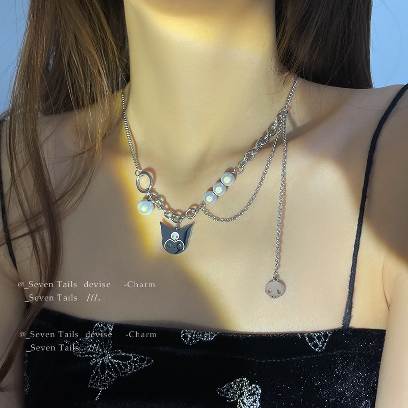 Kalung Mutiara Multilayer Untuk Aksesoris