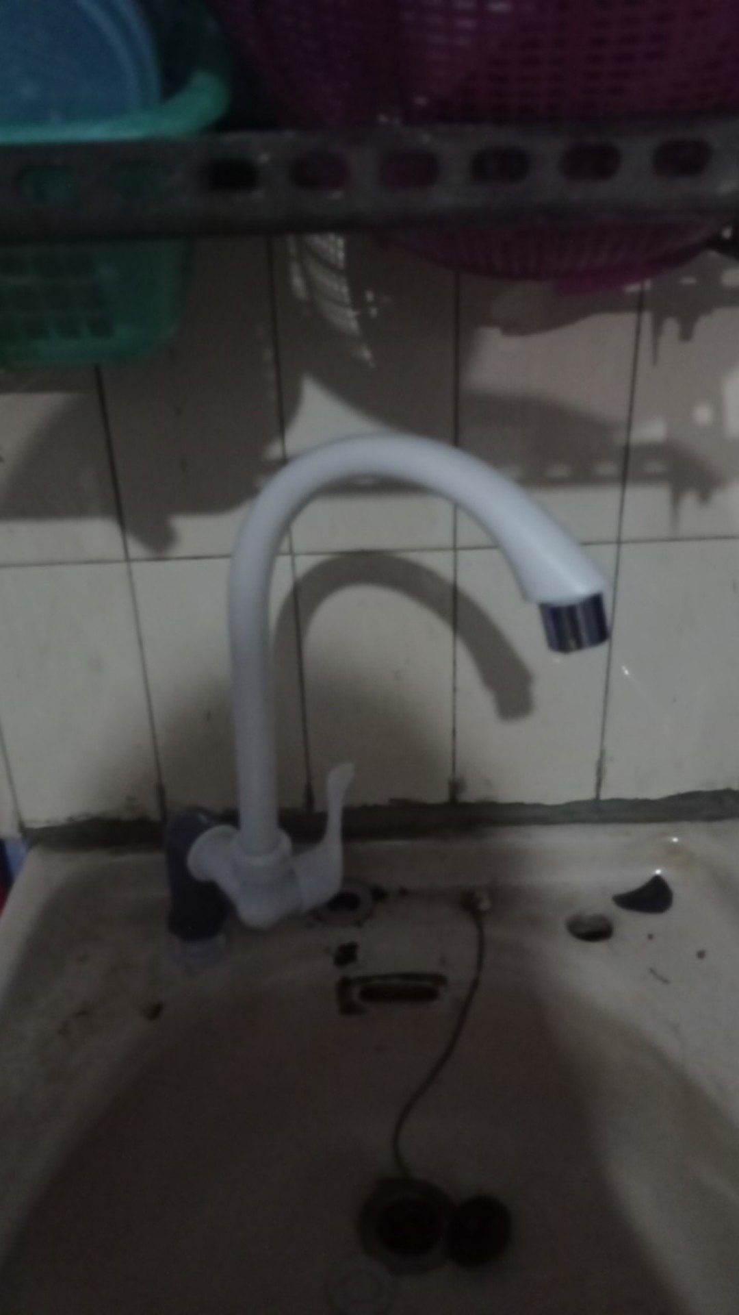 Kran Angsa 1/2 Pvc Kran Bcp Sink Dapur 1/2 Inch Keran Air