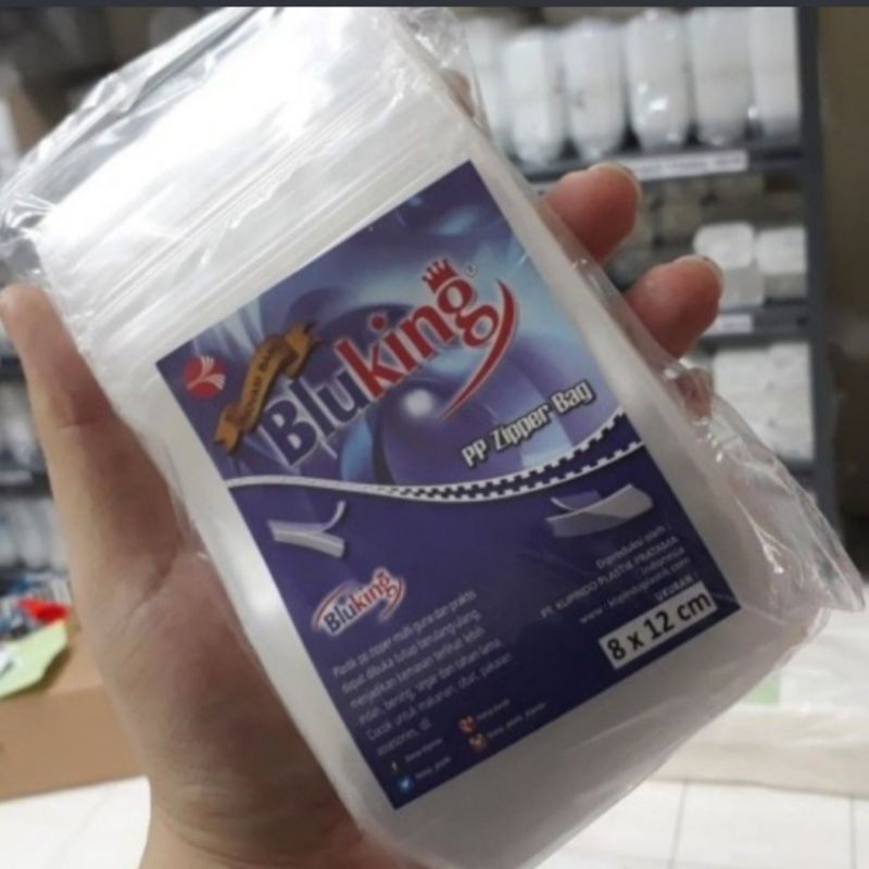 

plastik klip pp bening 8x12cm - 8 x 12 cm -50micron - 100lbr