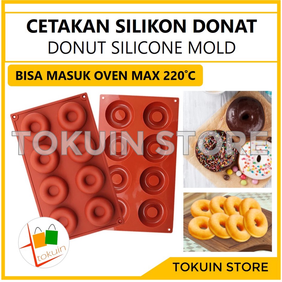 Cetakan Silikon Donat Donut Silicone Mold Cetakan Kue Donat Silicon