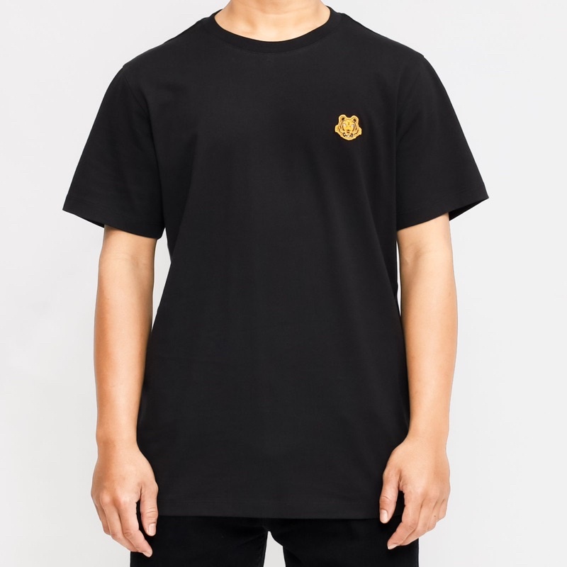 Ken. Tiger Small Logo Black Tee