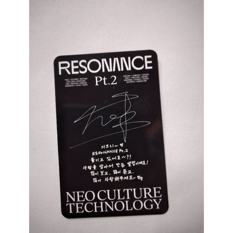 OFFFICIAL PHOTOCARD SHOTARO ARRIVAL VER.