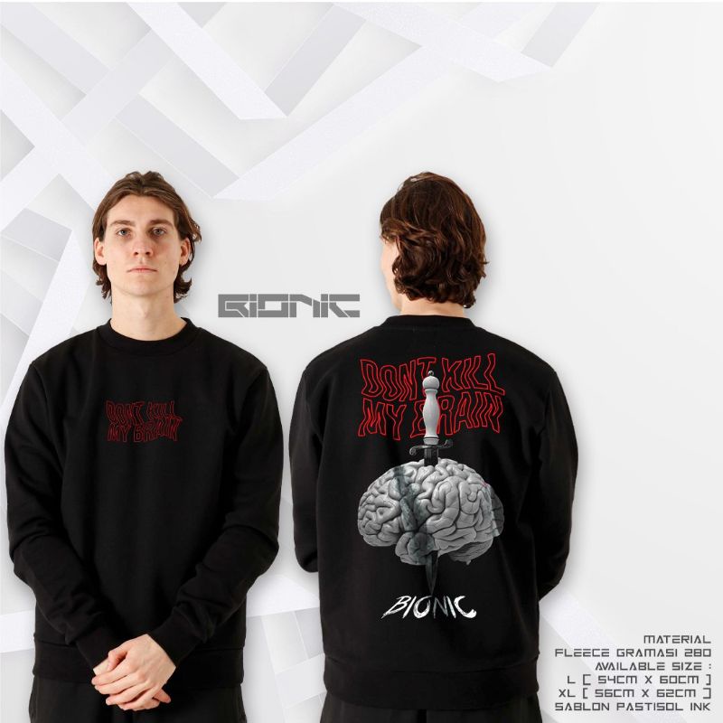 CREWNECK SWEATSHIRT SPESIAL ORIGINAL BIONIC ARTIKEL TERBARU KEREN DAN TERMURAH