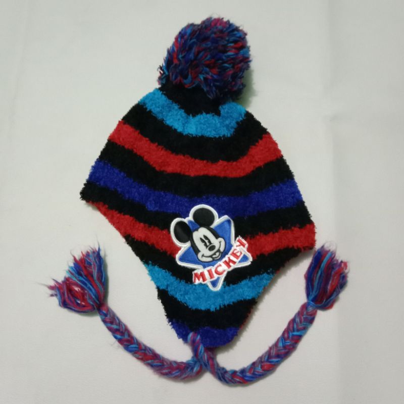 Beanie Hat kupluk mickey disney ignio second bekas preloved