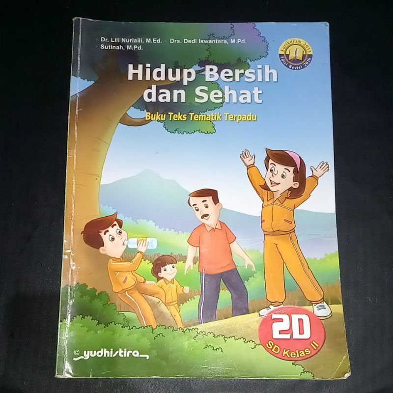 buku teks tematik terpadu kelas 2 SD tema hidup bersih dan sehat penerbit Yudhistira kurikulum 2013