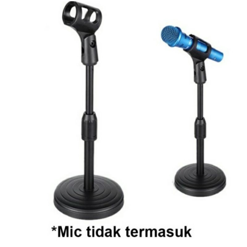 Stand holder Microphone Karaoke / Stand mic meja / holder microphone