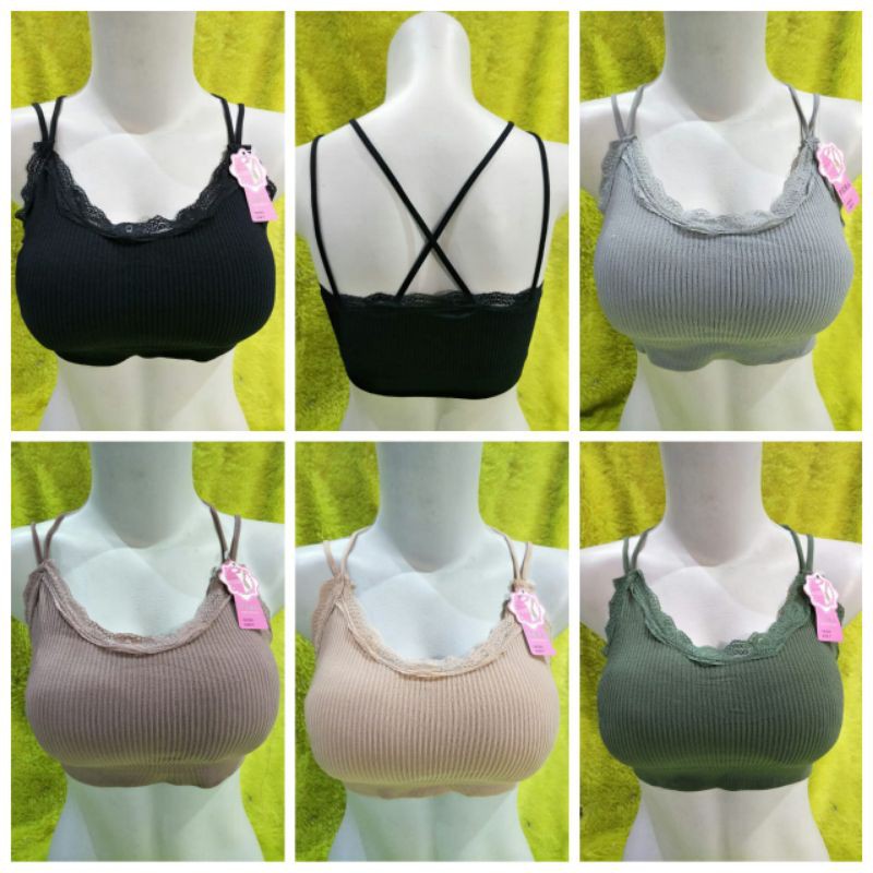 Fema Bralette sport bh wanita miniset pakaian dalam cewek underware