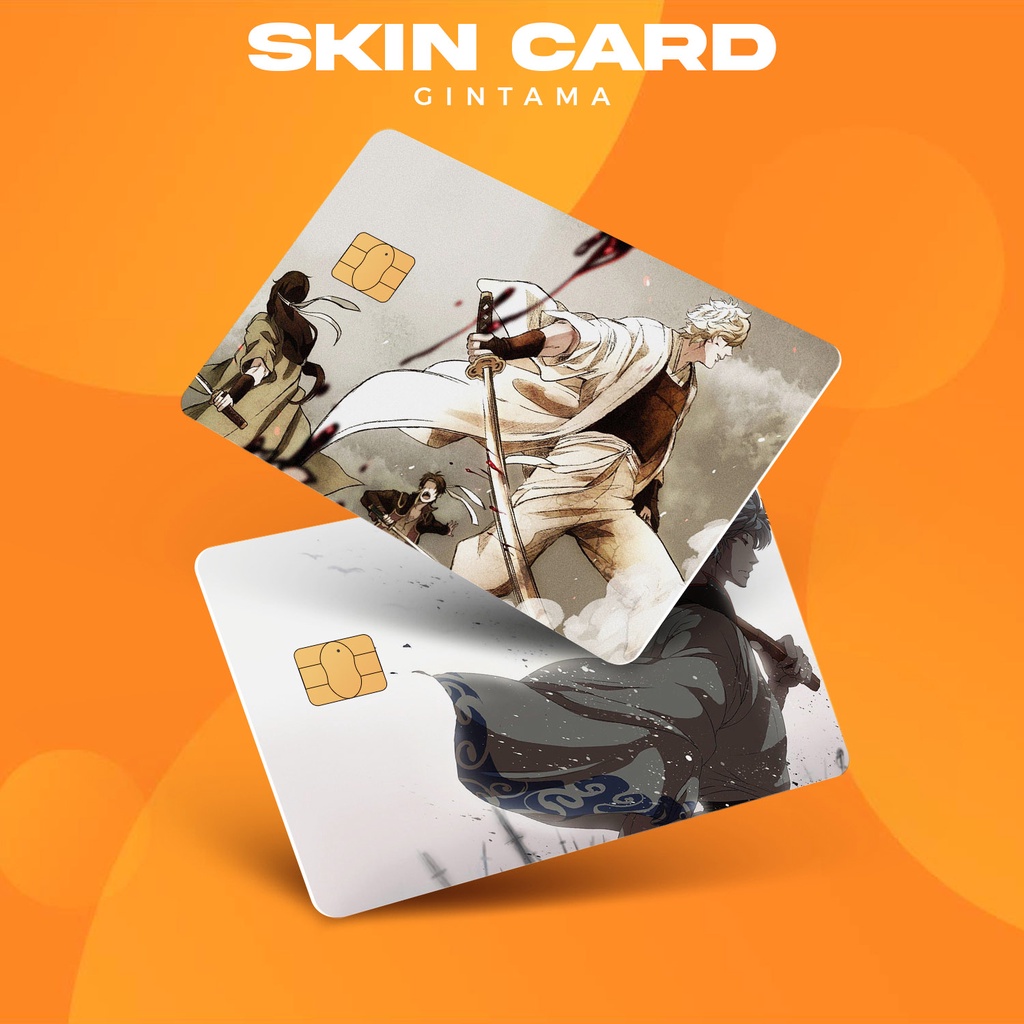 [BM Skin Card] Gintama ||  Garskin | Cover ATM / E - Money / Flazz - Anti Air