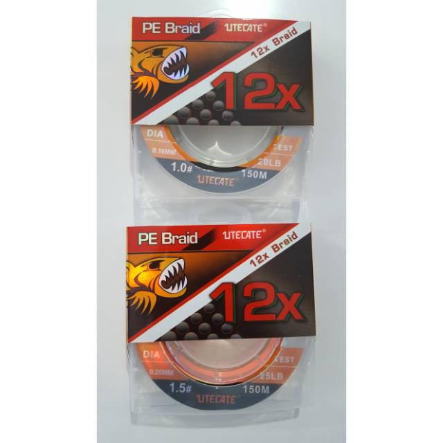 Senar PE UTECATE X12 BRAID 150M