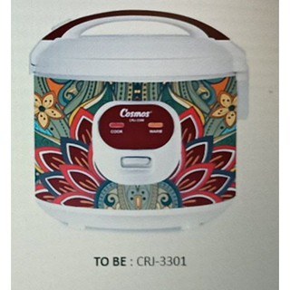 CRJ 3301 COSMOS Rice Cooker Magic Com CRJ-3301 | CRJ3301 1.8 Liter