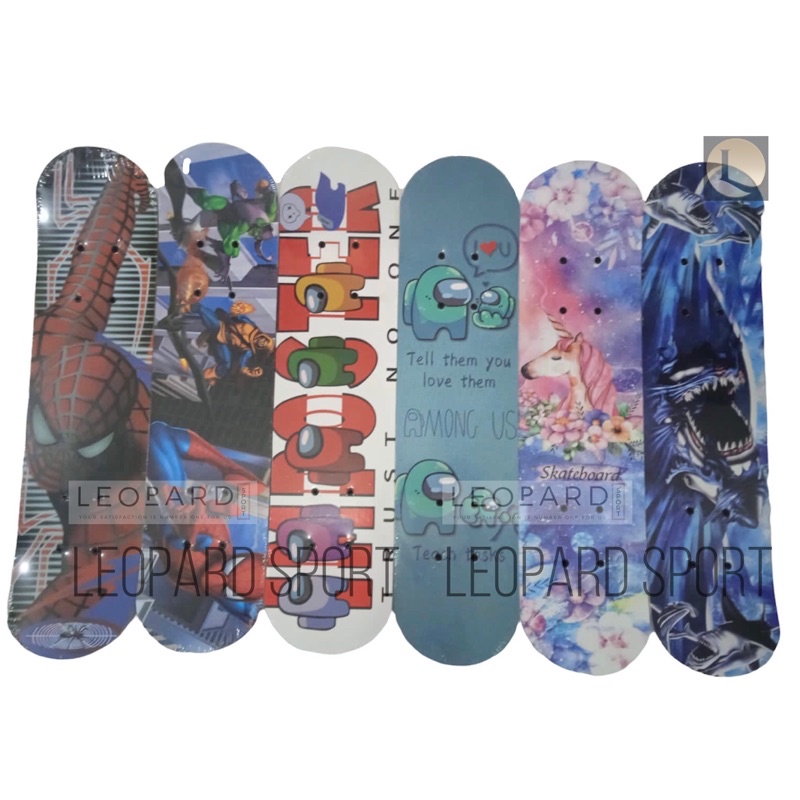 Skateboard tanggung / skateboard motif / skateboard anak
