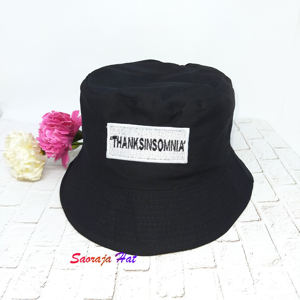 TOPI BUCKET HAT BORDIR / BUCKET LIST HIGH QUALITY