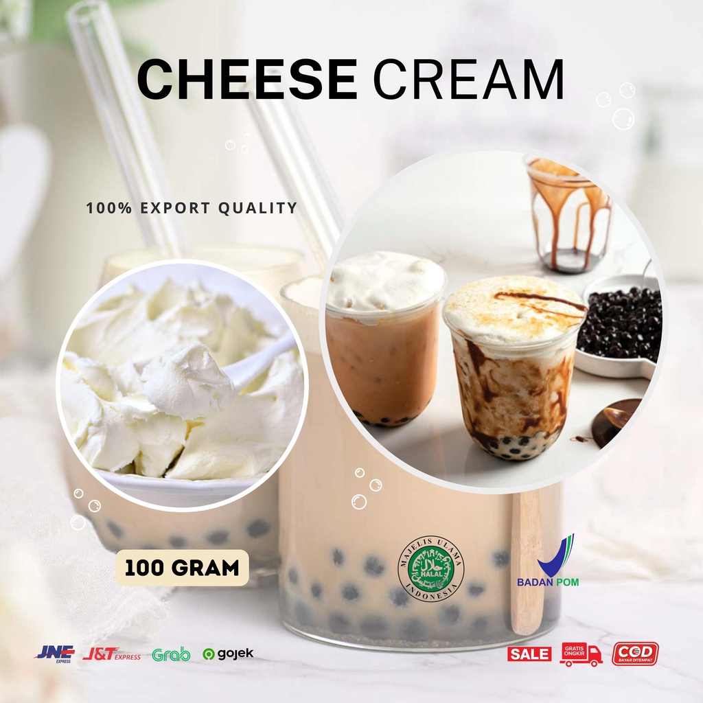 CREAM CHEESE 100 GR PREMIUM - CREAM CHEESE Powder  - Bubuk CREAM CHEESE - CREAM CHEESE Bubuk