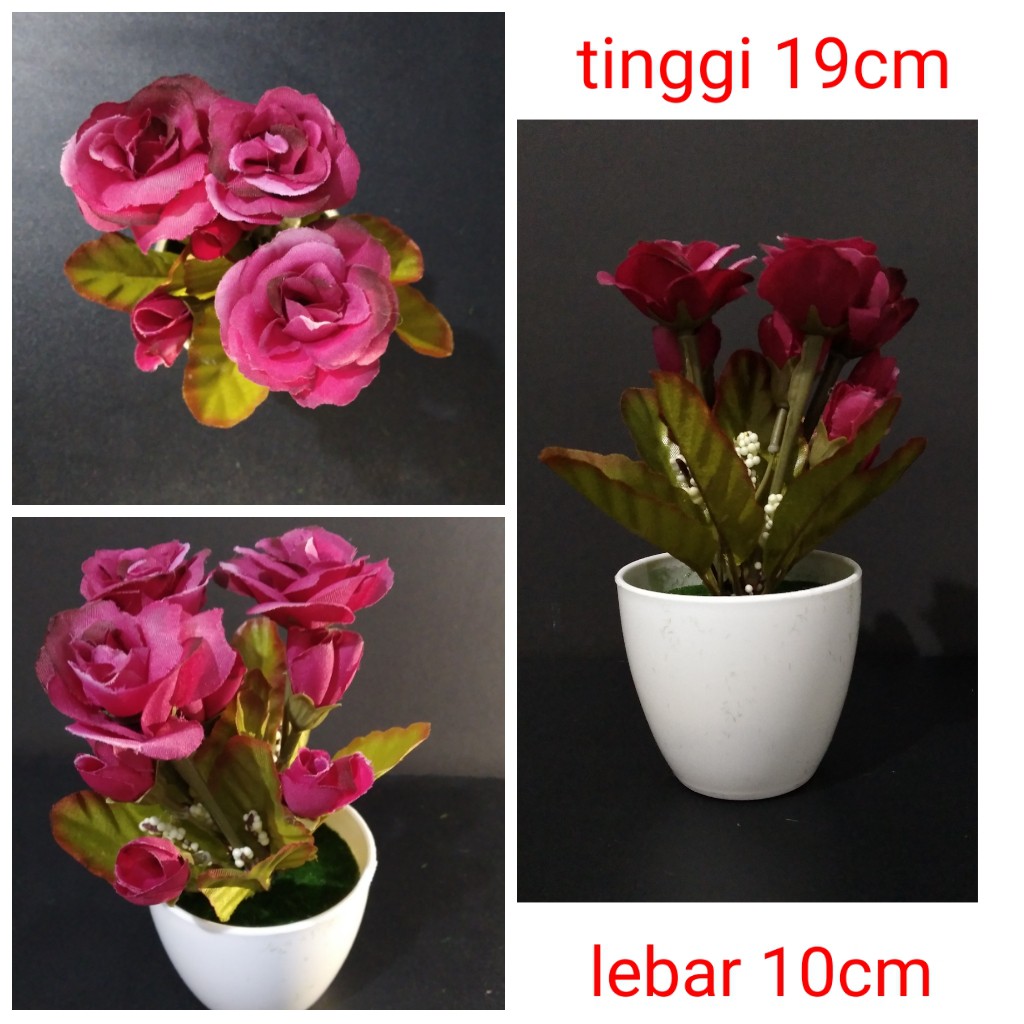 AP6016 Bunga Plastik Pajangan - Bunga Palsu Pajangan M663-1