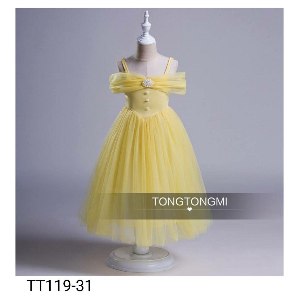 DRESS ANAK TONGTONGMI YELLOW TT11931