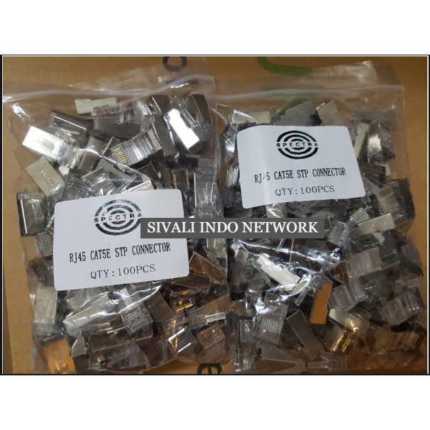 KONEKTOR  RJ45  STP CAT5E SPECTRA ISI 100 PC