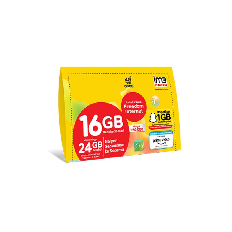 Perdana Indosat 16gb