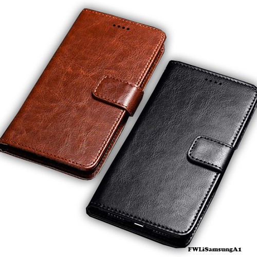 SAMSUNG A9Pro / A3 2016 / C9Pro / A7 2017 CASE FLIP WALLET LEATHER CASING HP KULIT