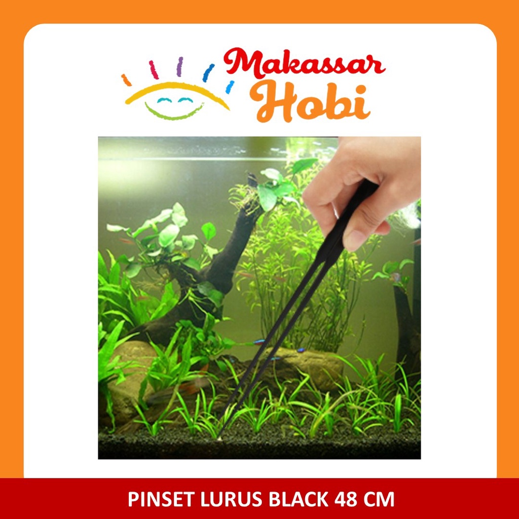 Pinset Aquascape Panjang 48 cm Lurus Bengkok Tanaman Akuarium Aquarium