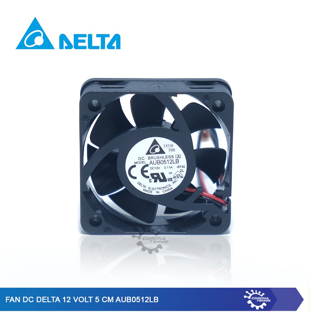 Fan DC Delta 12 Volt 5 cm AUB0512LB