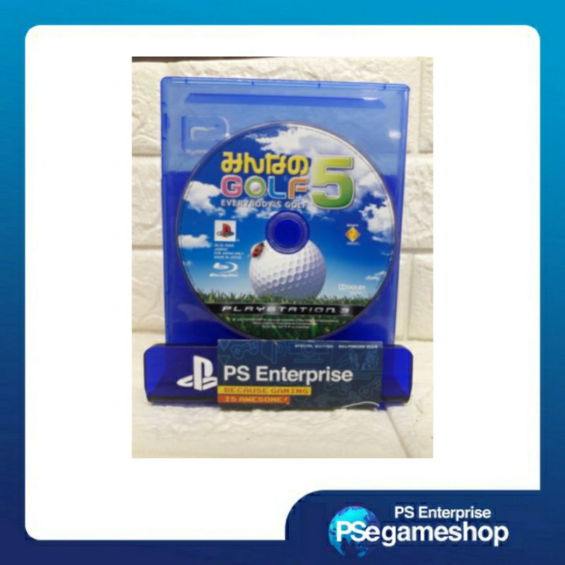 Ps3 Everybody's Golf 5 ( Cd Only + Box ) Tanpa cover / pre loved