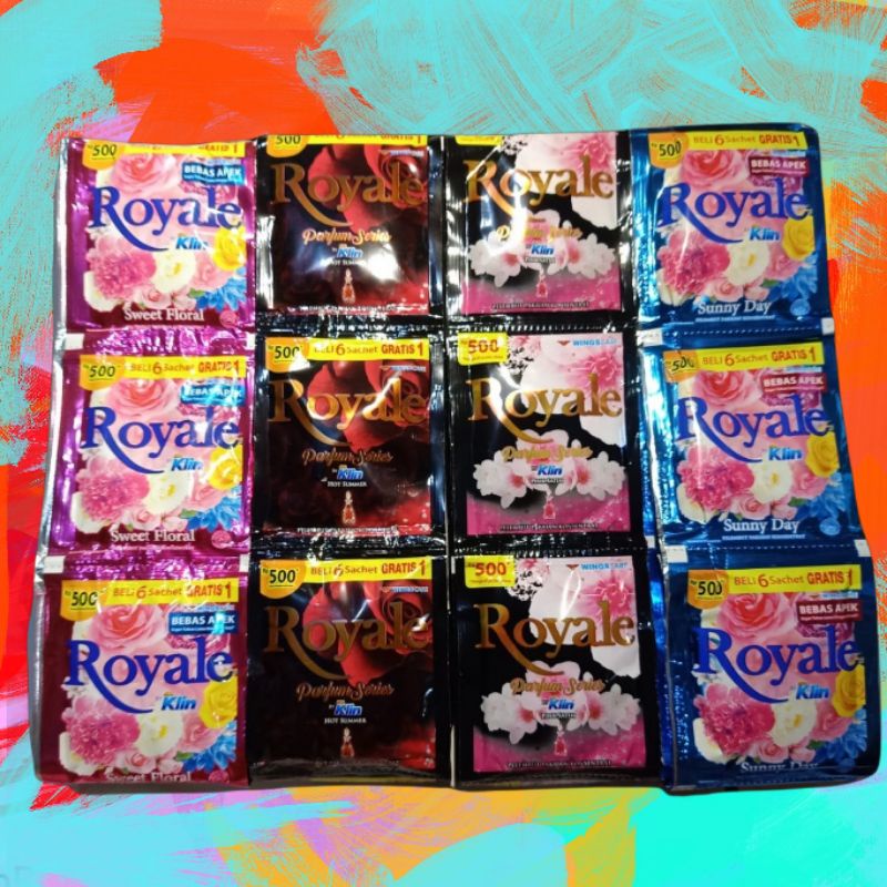 Royale Softener SoKlin Pewangi Dan Pelembut Pakaian 13 ml (BACA DESKRIPSI).