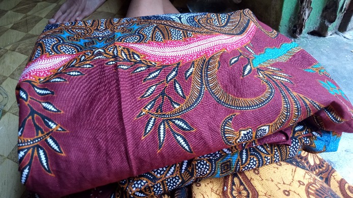 Set Batik Couple Keluarga Sania Ruffle Ori Ndoro Jowi Dnt Mahkota Marun