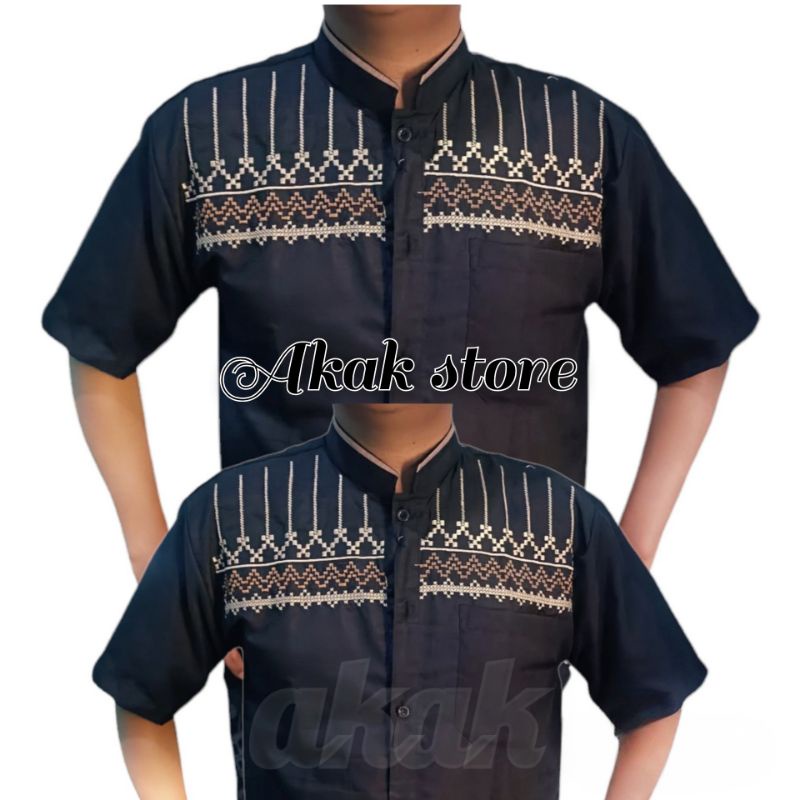 Baju koko pria matt katun Bordil ( Baju koko dewasa)